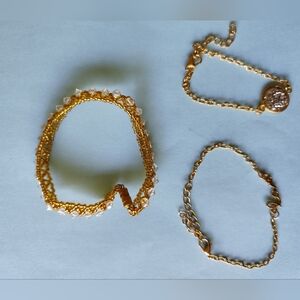 3/$25💙Elegant Gold Bracelet Set